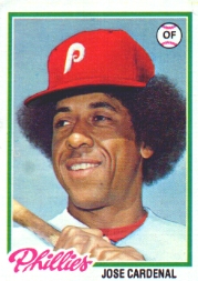 1978 Topps Baseball Cards      210     Jose Cardenal